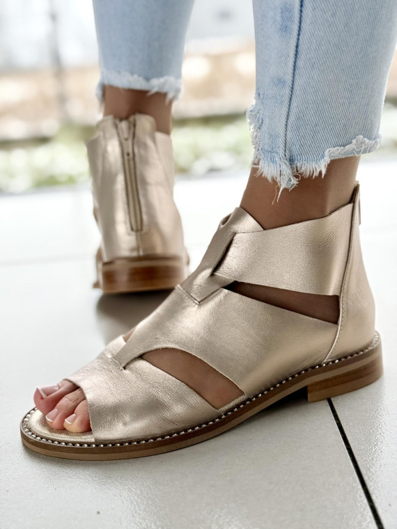 Sandały damskie skórzane OLEKSY Polskiej produkcji