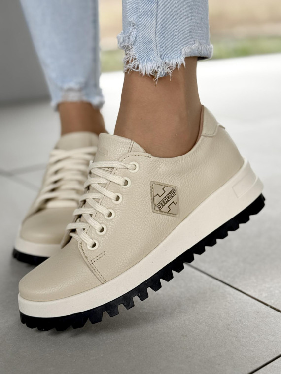 Sneakersy OLEKSY ze skóry Polskiej produkcji