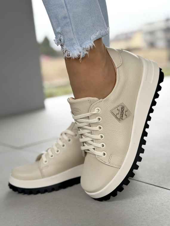 Sneakersy OLEKSY ze skóry Polskiej produkcji