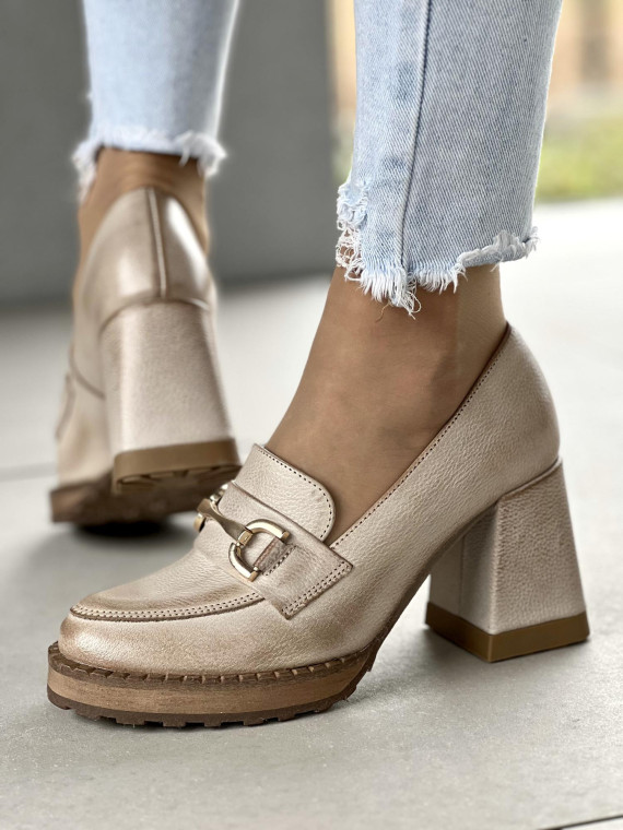 Półbuty damskie ze skóry naturalnej Polskiej produkcji