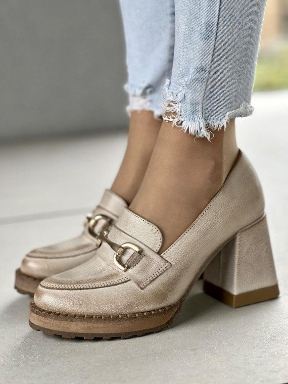 Półbuty damskie ze skóry naturalnej Polskiej produkcji