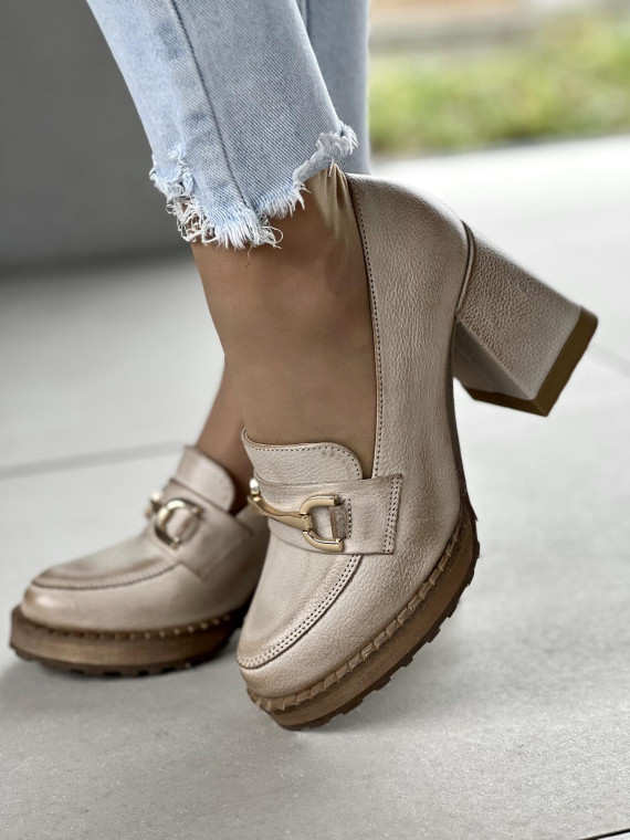 Półbuty damskie ze skóry naturalnej Polskiej produkcji