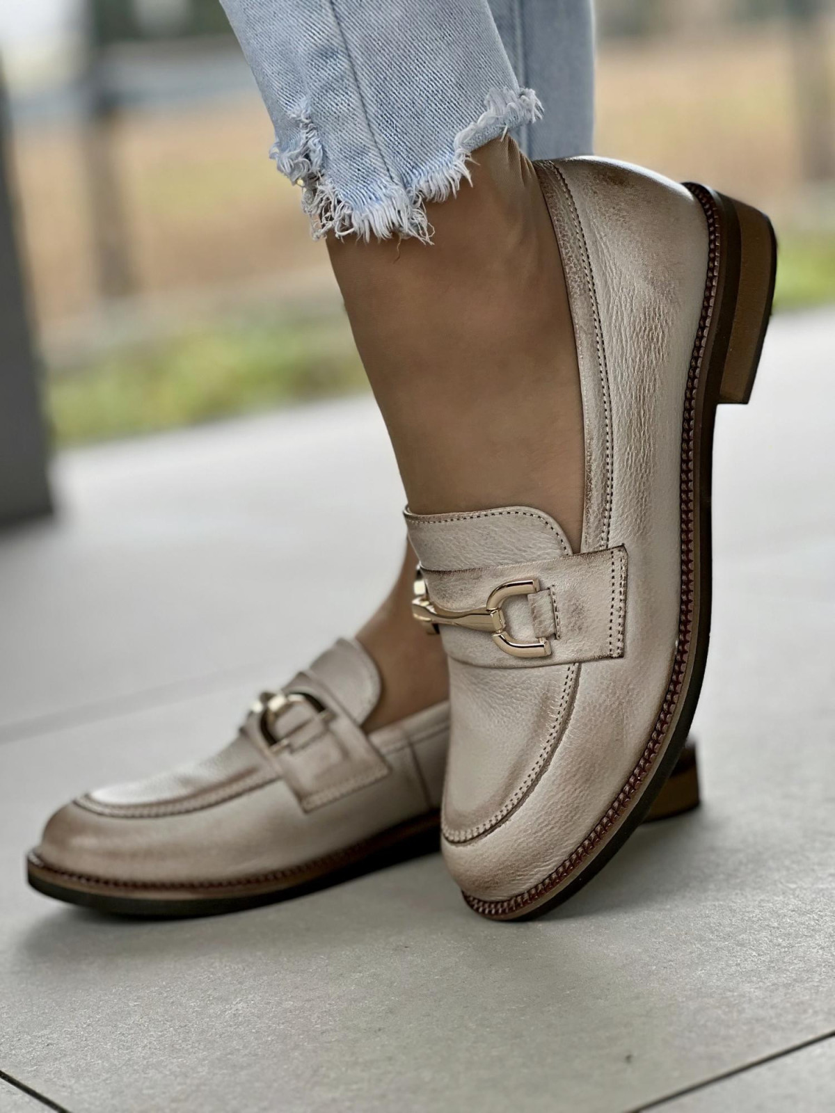 Mokasyny skórzane Polskiej produkcji