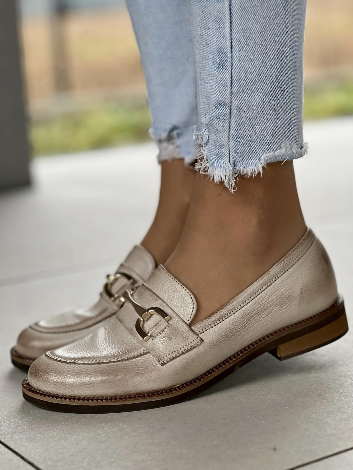 Mokasyny skórzane Polskiej produkcji