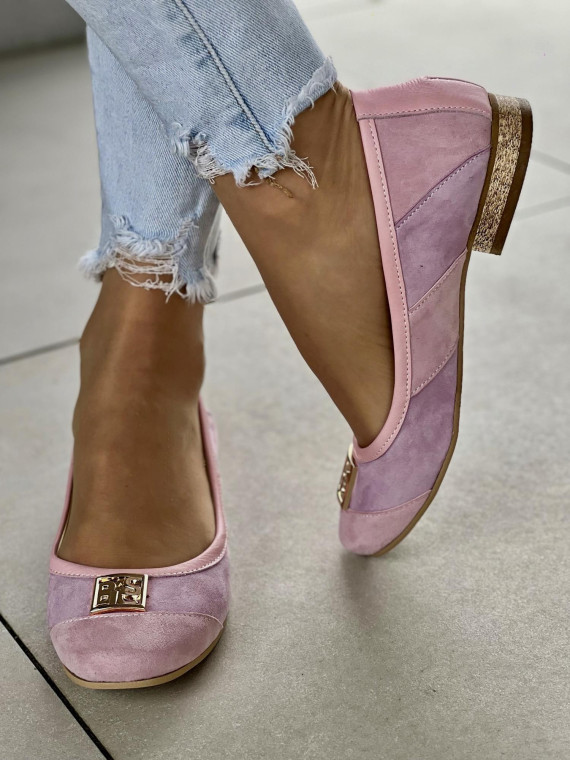 Baleriny skórzane OLEKSY Polskiej produkcji