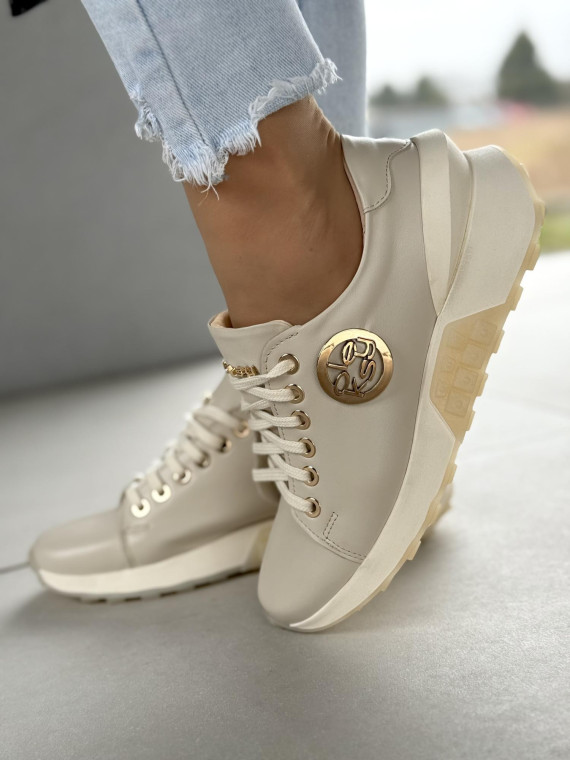 Sneakersy OLEKSY ze skóry Polskiej produkcji