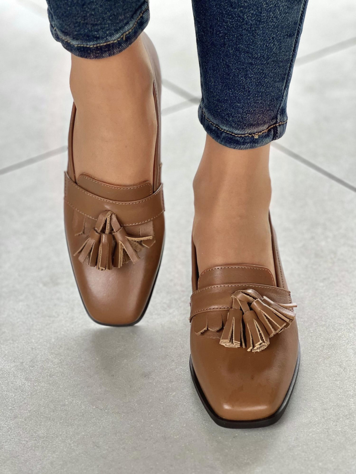 Półbuty damskie OLEKSY ze skóry naturalnej Polskiej produkcji