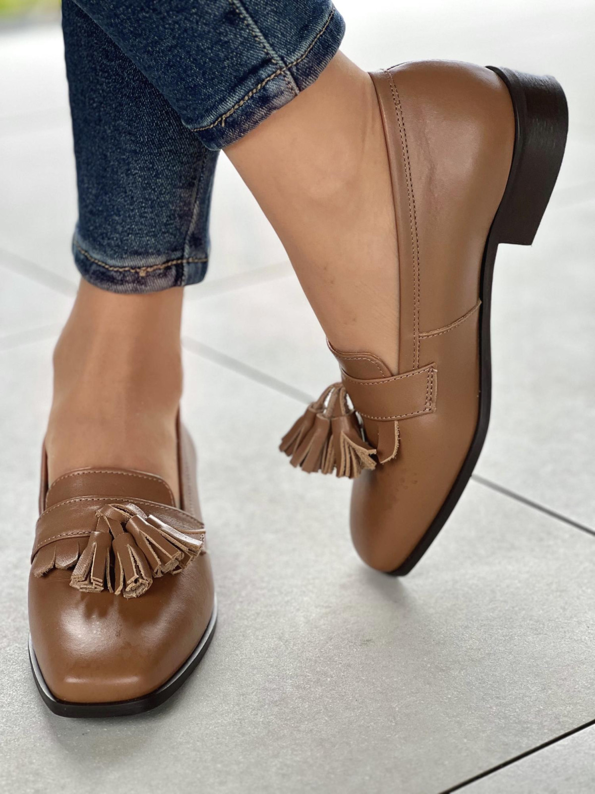 Półbuty damskie OLEKSY ze skóry naturalnej Polskiej produkcji