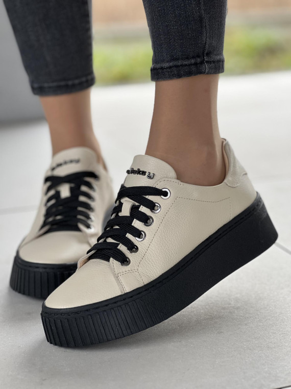 Sneakersy ze skóry OLEKSY Polskiej produkcji