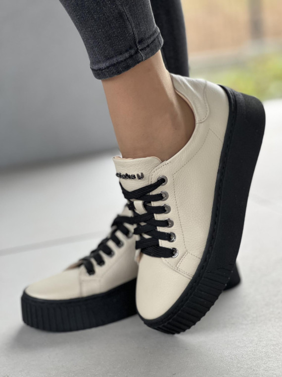 Sneakersy ze skóry OLEKSY Polskiej produkcji