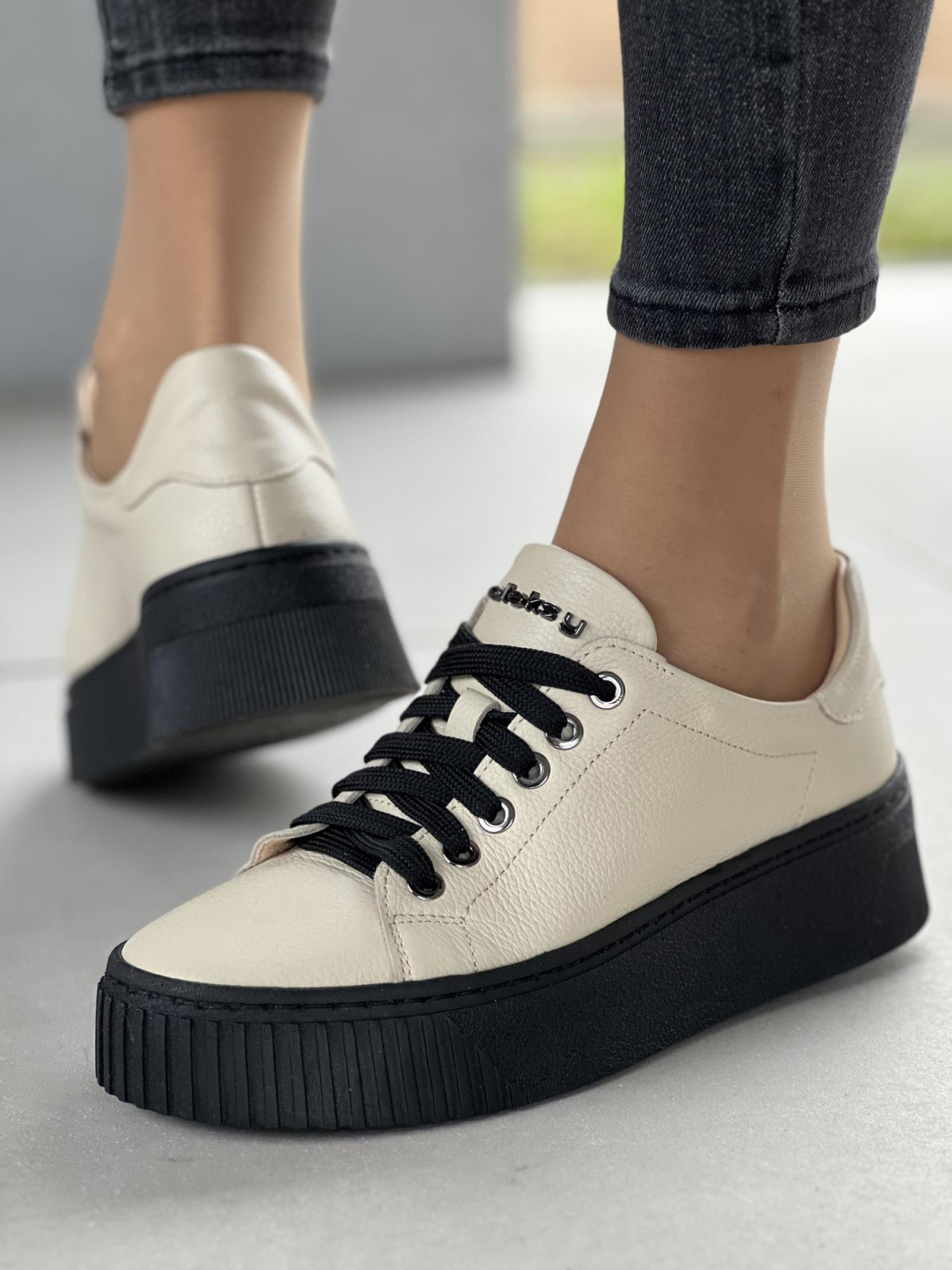 Sneakersy ze skóry OLEKSY Polskiej produkcji