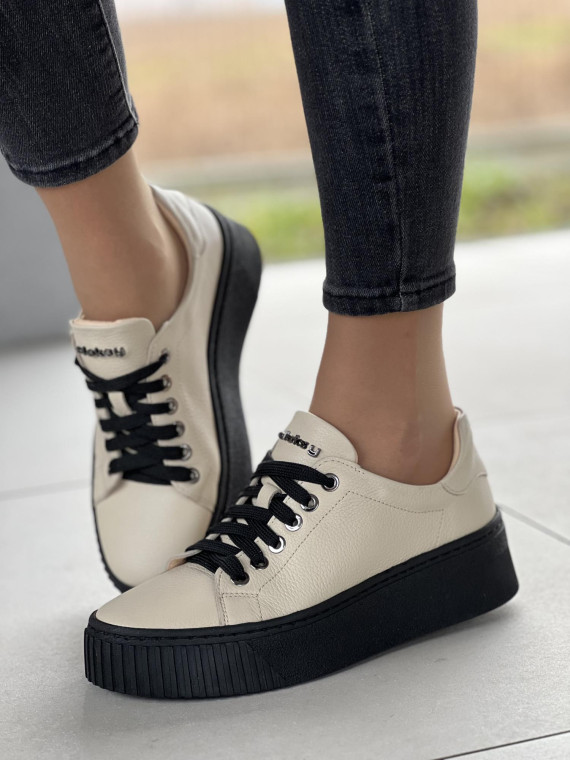 Sneakersy ze skóry OLEKSY Polskiej produkcji