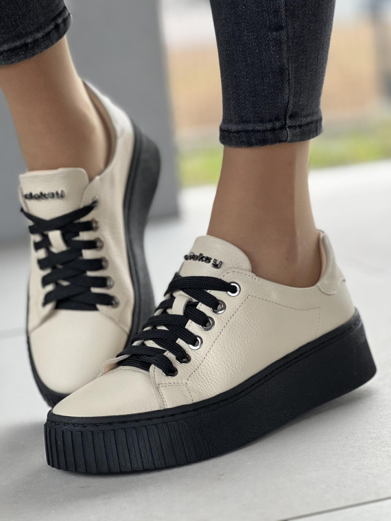 Sneakersy ze skóry OLEKSY Polskiej produkcji