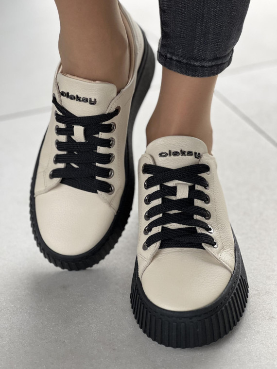 Sneakersy ze skóry OLEKSY Polskiej produkcji