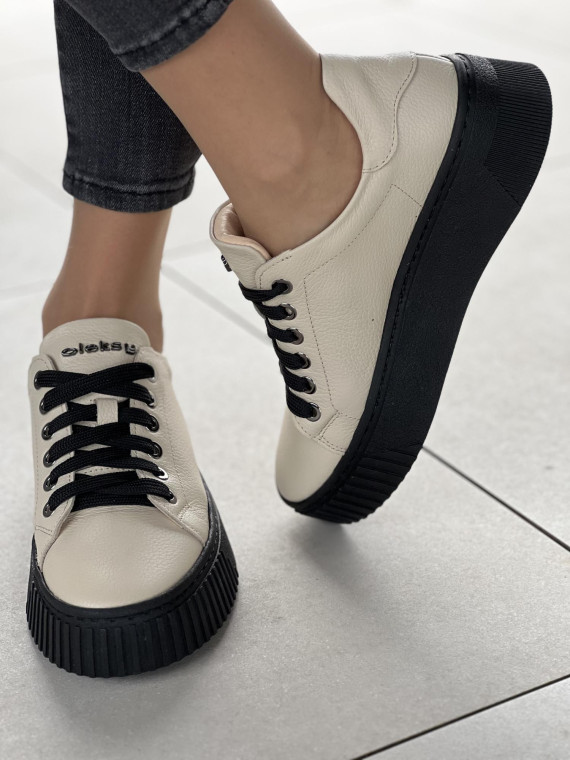 Sneakersy ze skóry OLEKSY Polskiej produkcji