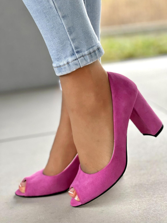 Czółenka OLEKSY ze skóry naturalnej Polskiej produkcji