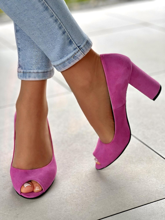 Czółenka OLEKSY ze skóry naturalnej Polskiej produkcji