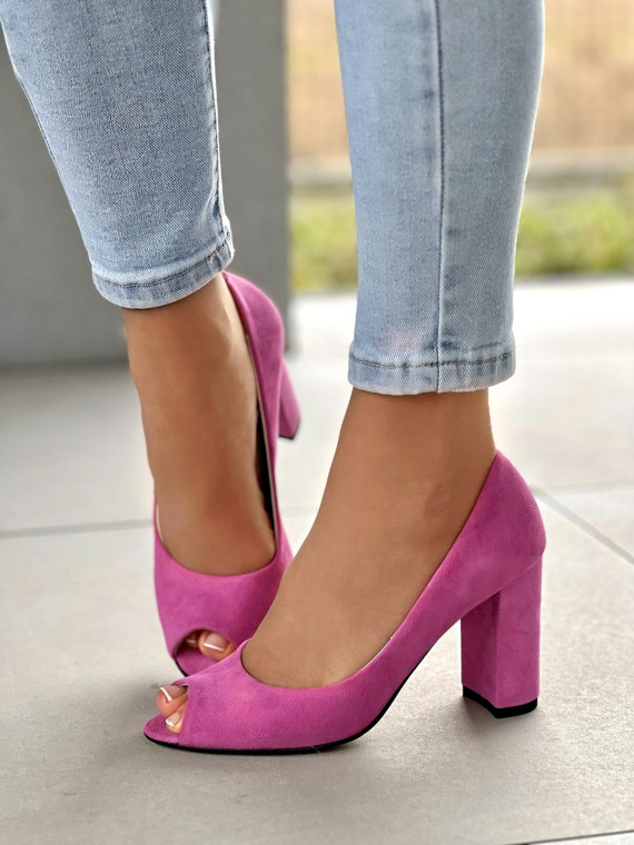 Czółenka OLEKSY ze skóry naturalnej Polskiej produkcji