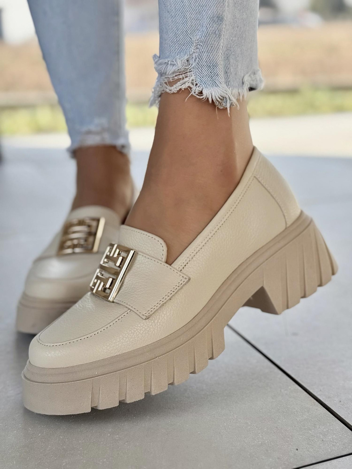 Mokasyny skórzane OLEKSY Polskiej produkcji