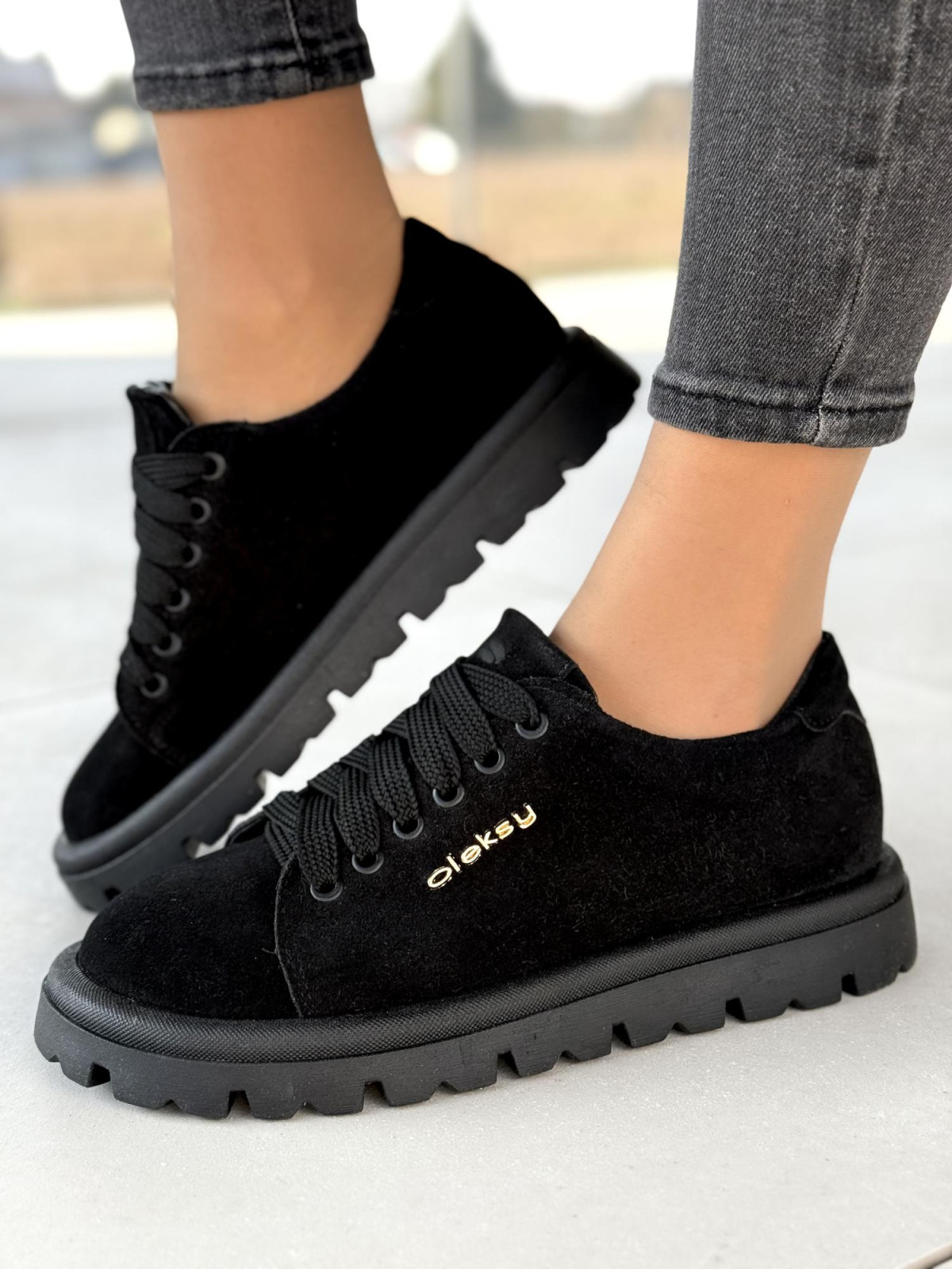 Półbuty damskie OLEKSY ze skóry naturalnej Polskiej produkcji