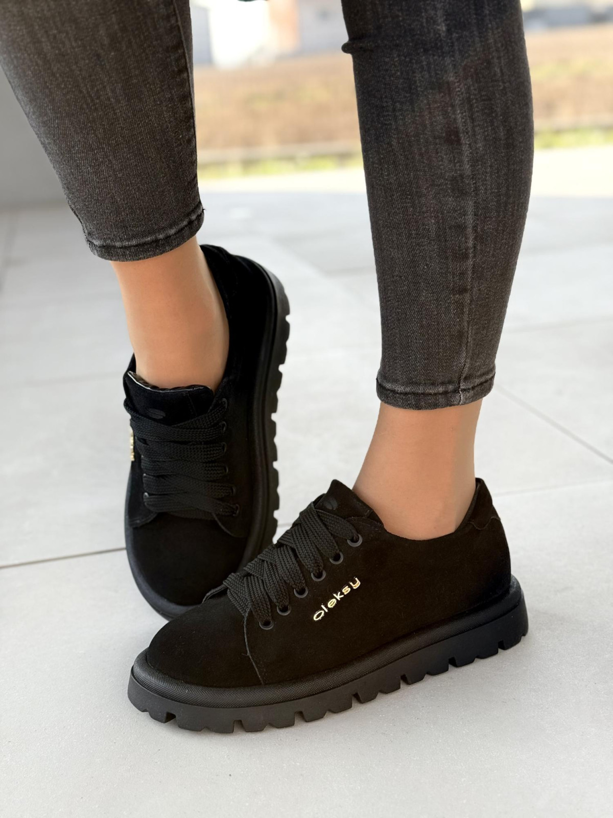 Półbuty damskie OLEKSY ze skóry naturalnej Polskiej produkcji