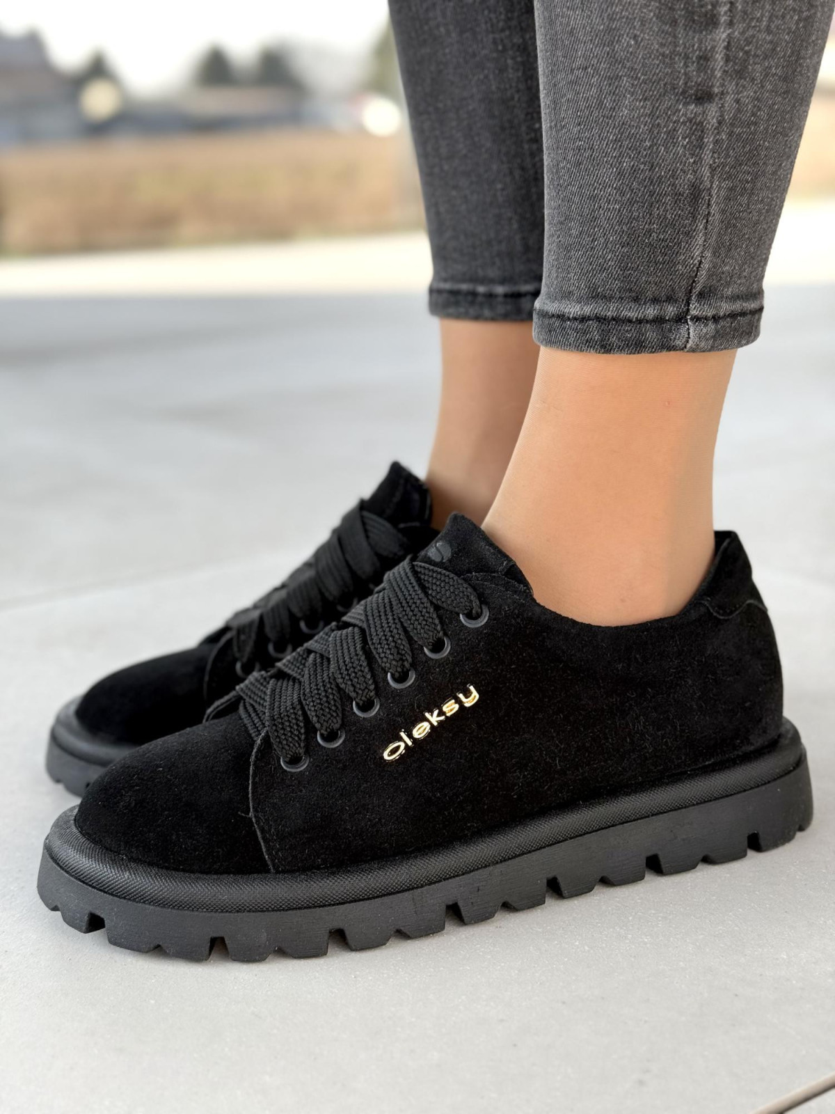 Półbuty damskie OLEKSY ze skóry naturalnej Polskiej produkcji