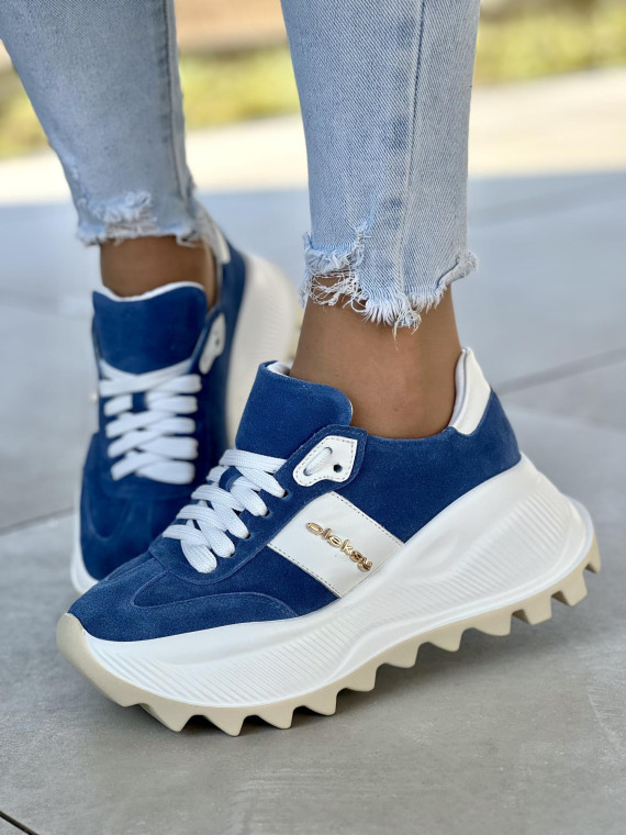 Sneakersy OLEKSY ze skóry Polskiej produkcji