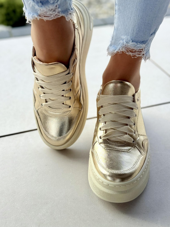 Sneakersy OLEKSY ze skóry Polskiej produkcji