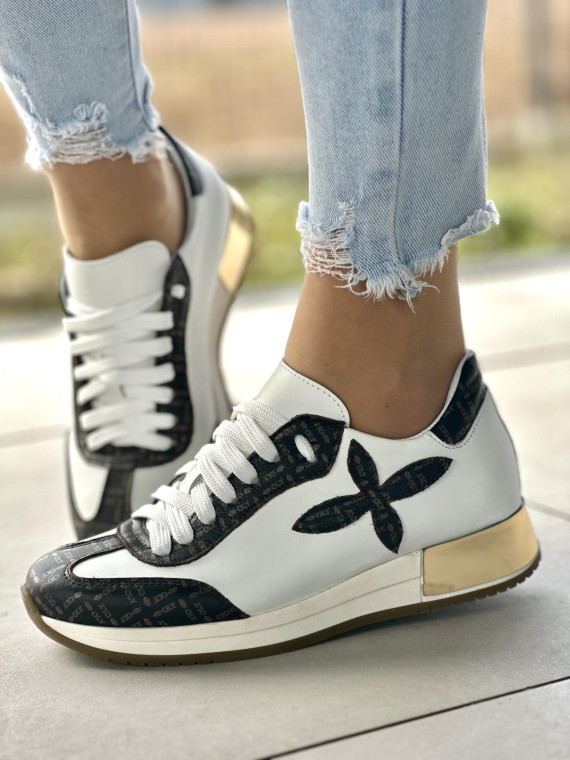 Sneakersy OLEKSY ze skóry Polskiej produkcji