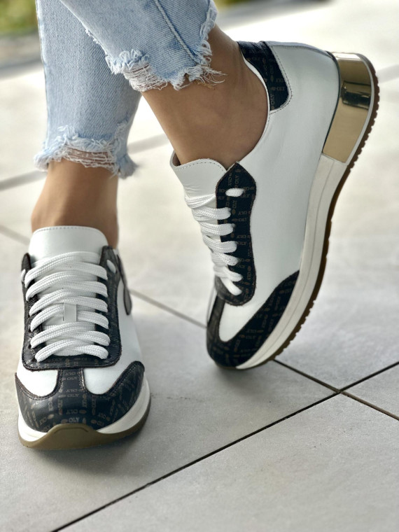 Sneakersy OLEKSY ze skóry Polskiej produkcji