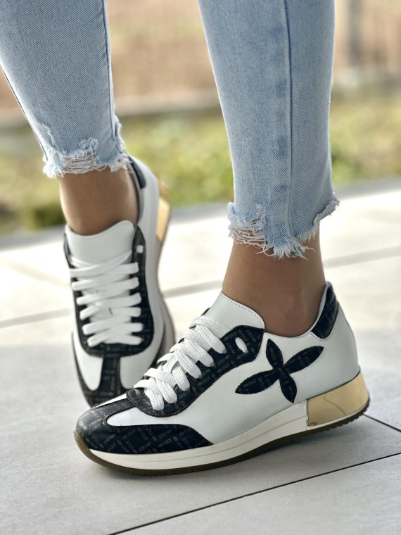 Sneakersy OLEKSY ze skóry Polskiej produkcji