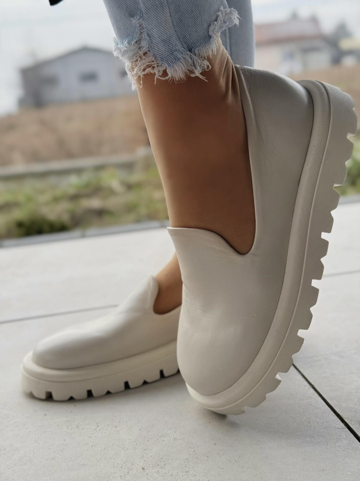 Mokasyny skórzane barefoot OLEKSY Polskiej produkcji