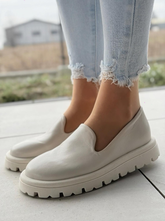 Mokasyny skórzane barefoot OLEKSY Polskiej produkcji