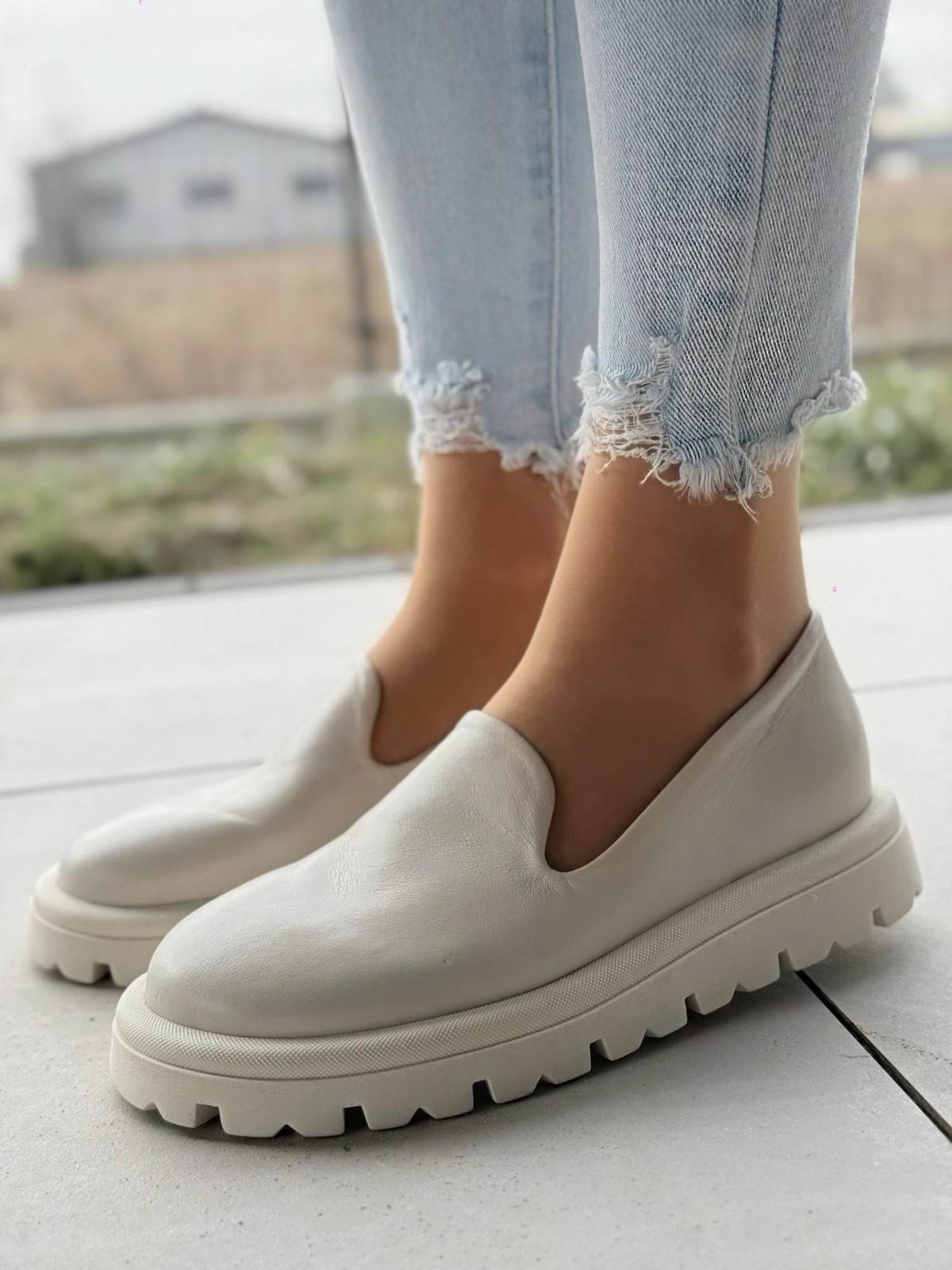 Mokasyny skórzane barefoot OLEKSY Polskiej produkcji