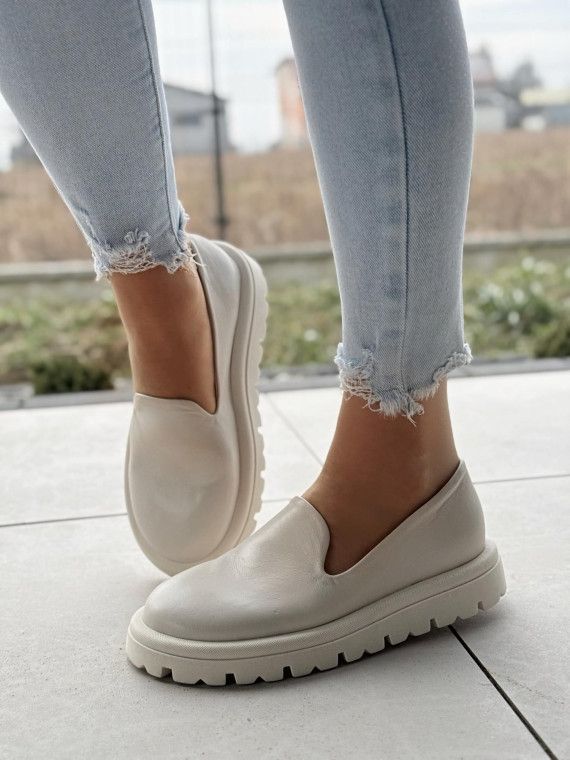 Mokasyny skórzane barefoot OLEKSY Polskiej produkcji