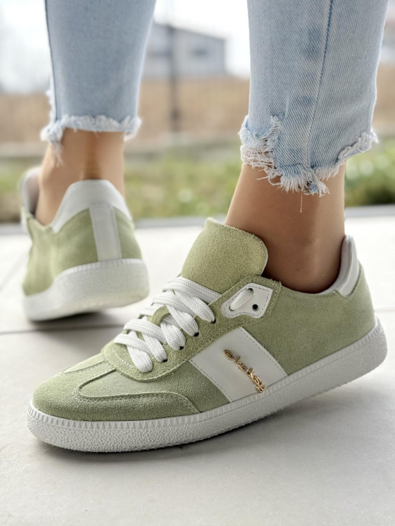 Sneakersy OLEKSY ze skóry Polskiej produkcji