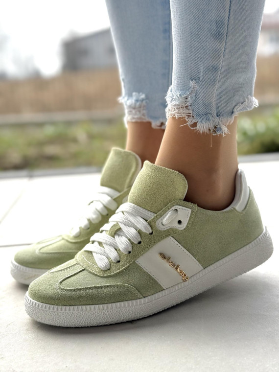 Sneakersy OLEKSY ze skóry Polskiej produkcji