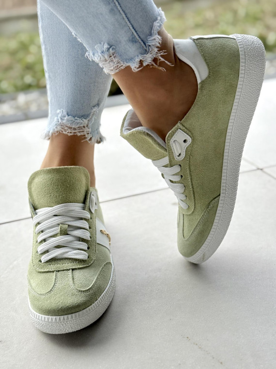 Sneakersy OLEKSY ze skóry Polskiej produkcji