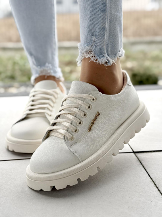 Półbuty damskie OLEKSY ze skóry naturalnej Polskiej produkcji