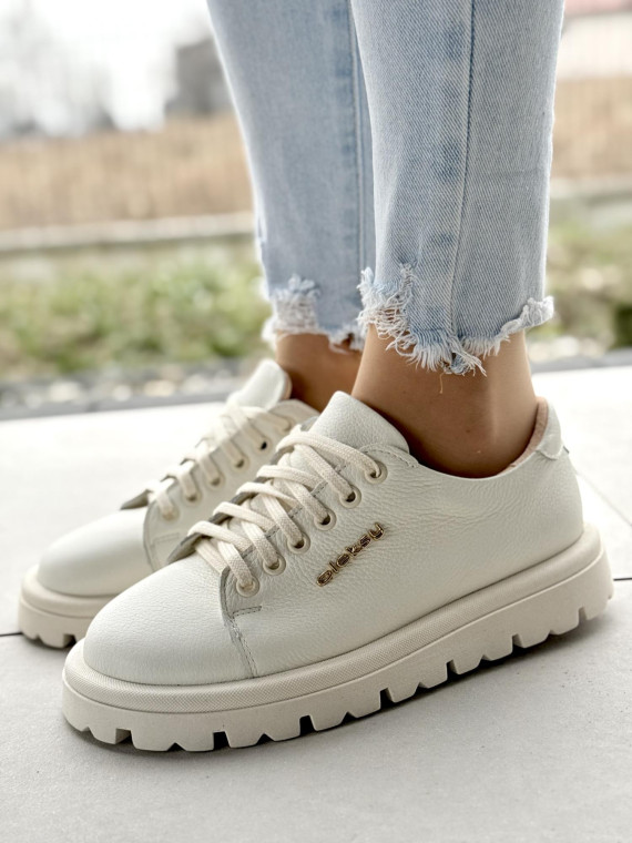 Półbuty damskie OLEKSY ze skóry naturalnej Polskiej produkcji