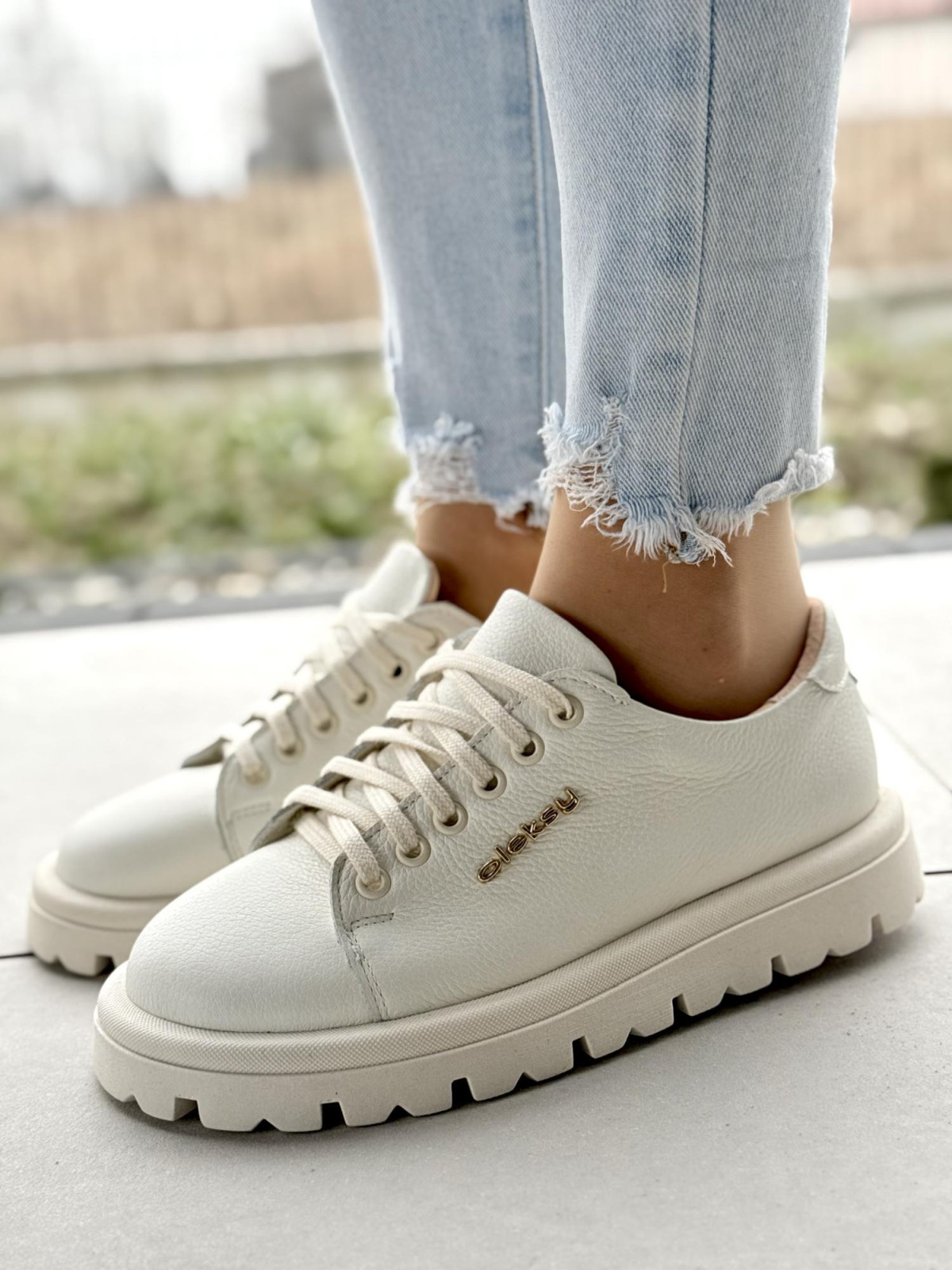 Półbuty damskie OLEKSY ze skóry naturalnej Polskiej produkcji