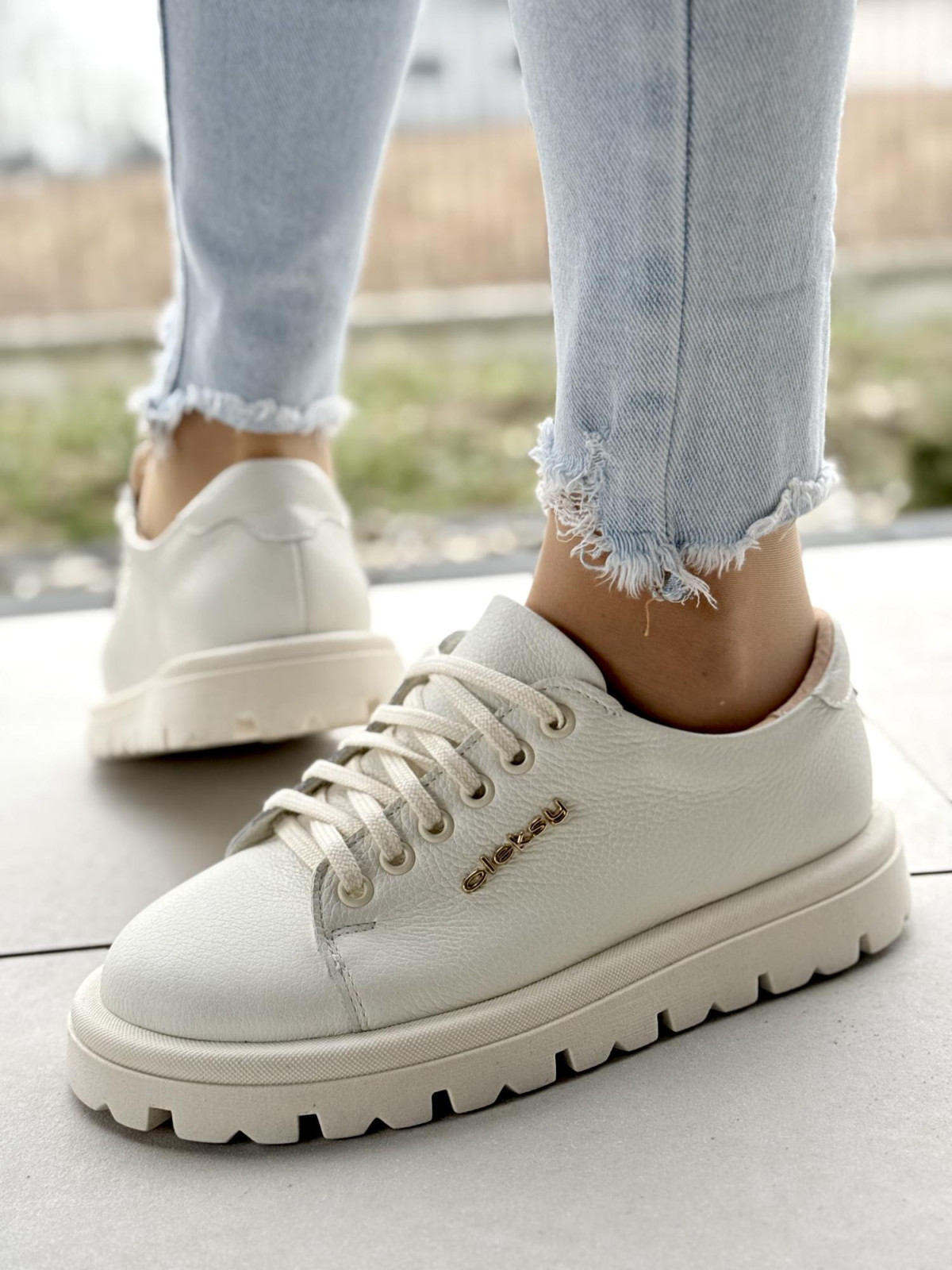 Półbuty damskie OLEKSY ze skóry naturalnej Polskiej produkcji