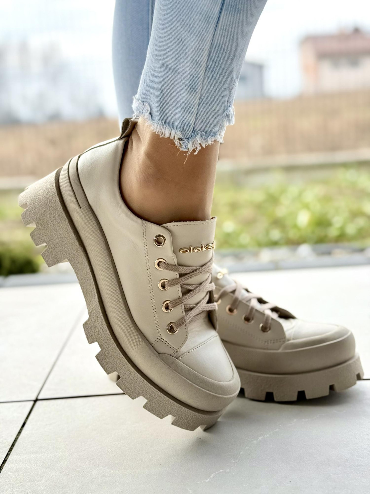 Trapery skórzane OLEKSY Polskiej produkcji