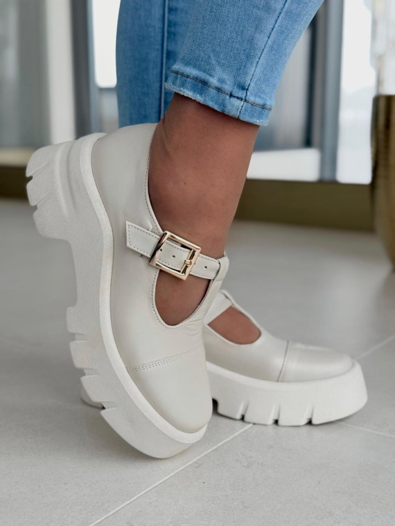 Półbuty damskie OLEKSY ze skóry naturalnej Polskiej produkcji