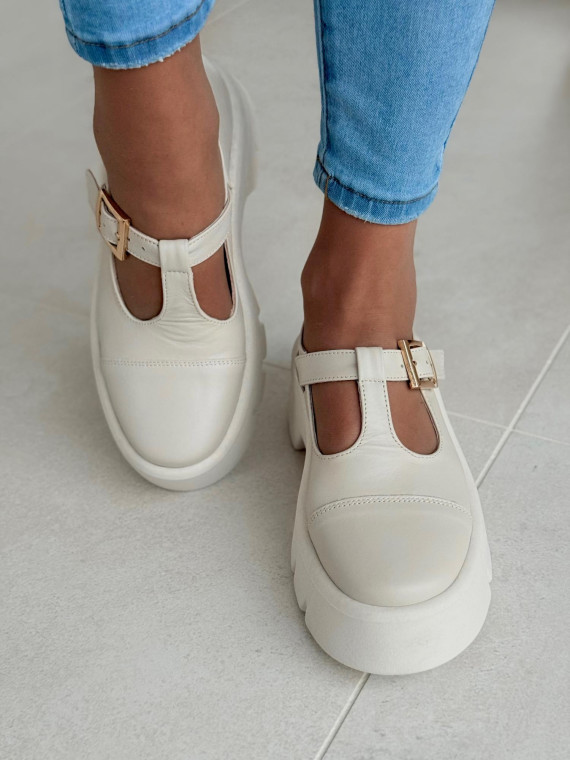 Półbuty damskie OLEKSY ze skóry naturalnej Polskiej produkcji