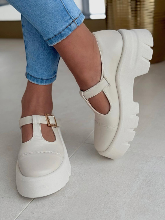 Półbuty damskie OLEKSY ze skóry naturalnej Polskiej produkcji