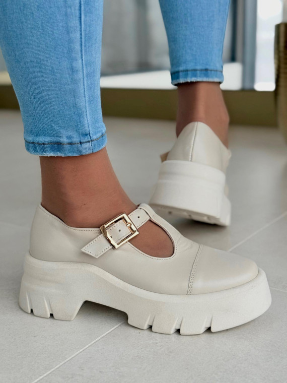 Półbuty damskie OLEKSY ze skóry naturalnej Polskiej produkcji