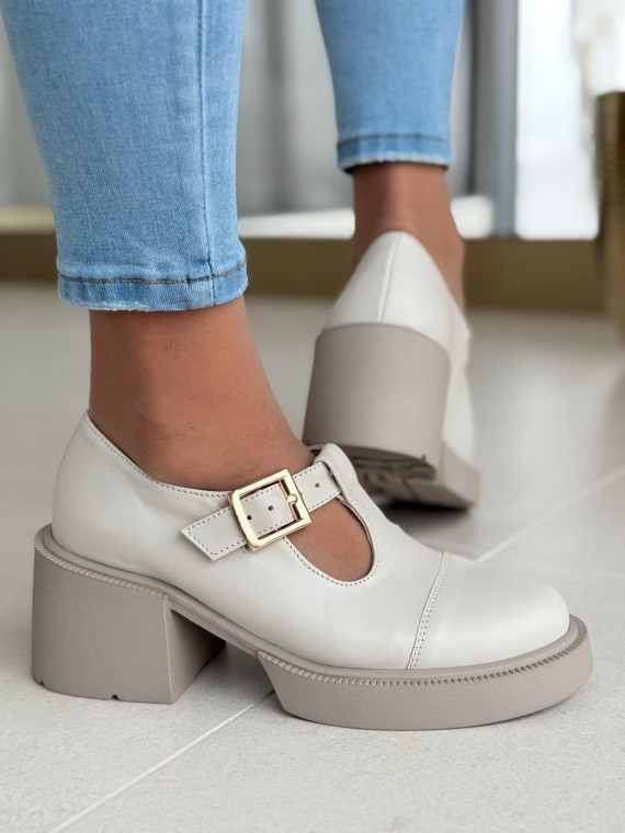 Półbuty damskie OLEKSY ze skóry naturalnej Polskiej produkcji