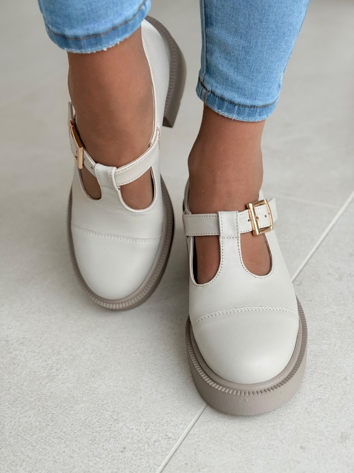 Półbuty damskie OLEKSY ze skóry naturalnej Polskiej produkcji