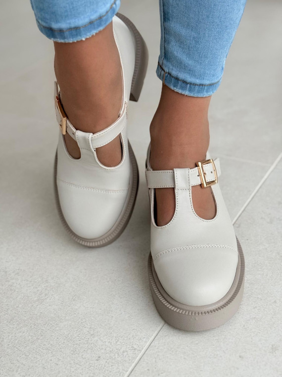 Półbuty damskie OLEKSY ze skóry naturalnej Polskiej produkcji